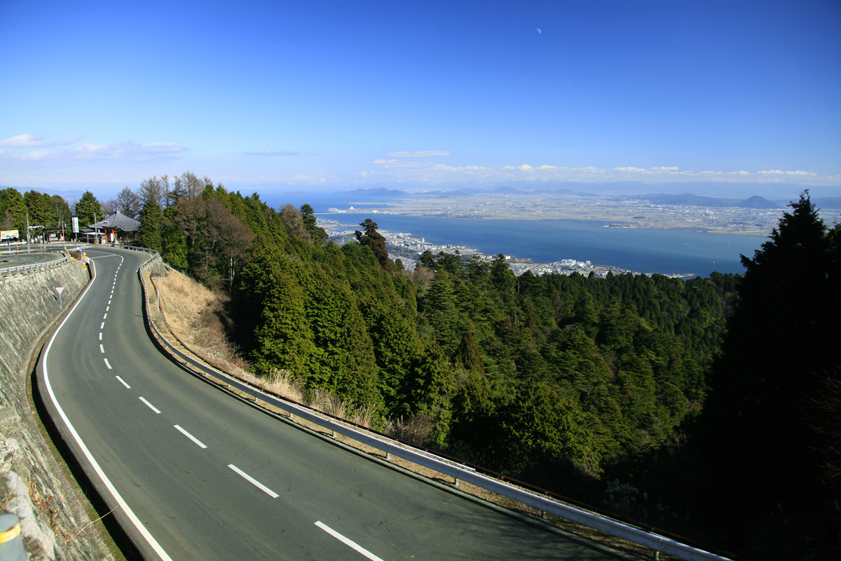 滋賀の比叡山ドライブウェイの写真
