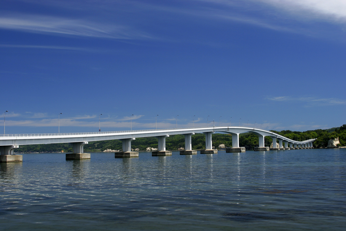 石川の能登島大橋の写真